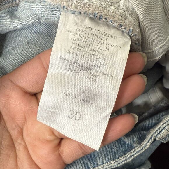 The Ragged Priest Gaze Mom Jeans 30 Circle Panel Frayed Edgy ASO Dixie D’Amelio - Picture 12 of 13